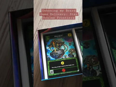 Unboxing my Board Game Delivery: Star Realms Frontiers #SHORTS