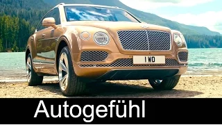 All-new Bentley Bentayga luxury SUV exterior/interior interviews background preview - Autogefühl