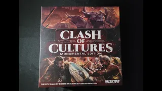 A look at Clash of Cultures: Monumental Edition. 4 cultures enter, 1 culture leaves