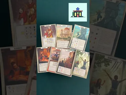 1 Minute Unboxing of Tapestry Board Game
