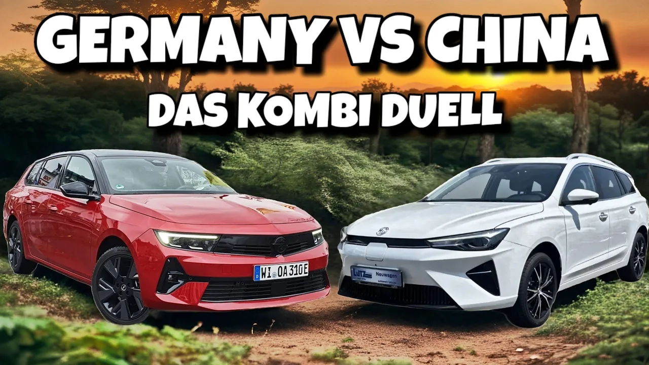 Made in Germany vs Made in China! 2 Elektro Kombis im Vergleich. Astra Sports Tourer vs MG5 Luxury