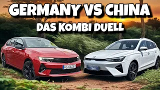 Made in Germany vs Made in China! 2 Elektro Kombis im Vergleich. Astra Sports Tourer vs MG5 Luxury