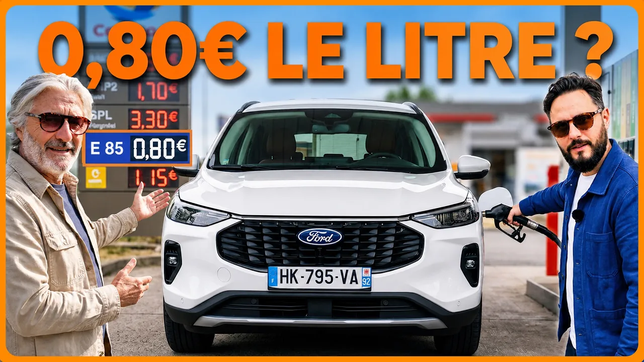 LE PLEIN À MOITIÉ PRIX ! POSSIBLE ? On a testé le Kuga E85 Hybride