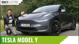 Tesla Model Y - Autobahn High Speed Test Drive of the AWD Long Range Version
