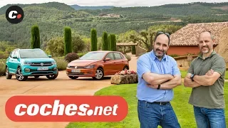 Volkswagen T-CROSS SUV vs VW POLO | Prueba Comparativa / Test / Review en español | coches.net