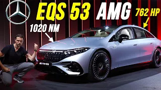 Mercedes EQS AMG! 1020 Nm 762 hp Mercedes-AMG EQS 53 performance EV Premiere