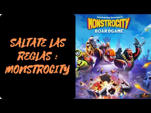 MONSTROCITY : Como se juega [ES] (Reglas - tutorial - instrucciones)