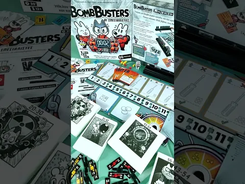 Bomb Busters Board Game Unboxing. What’s Inside the Box?