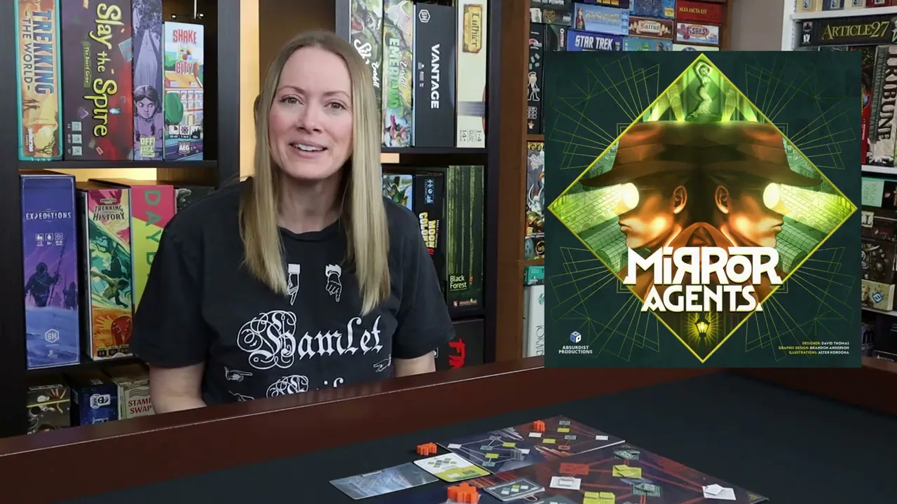Mirror Agents 2P Hidden Movement Set Collection Spy themed game