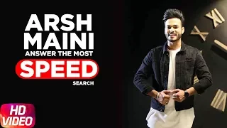 Arsh Maini | Answers The Most Searched Speed Questions | Speed Records