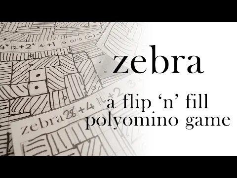 Zebra - A Flip 'n' Fill Polyomino Game