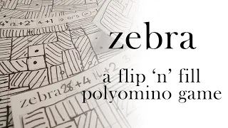 Zebra - A Flip 'n' Fill Polyomino Game