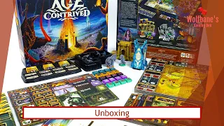 An Age Contrived Founder's Edition with KS Extras [Board Game] - Unboxing