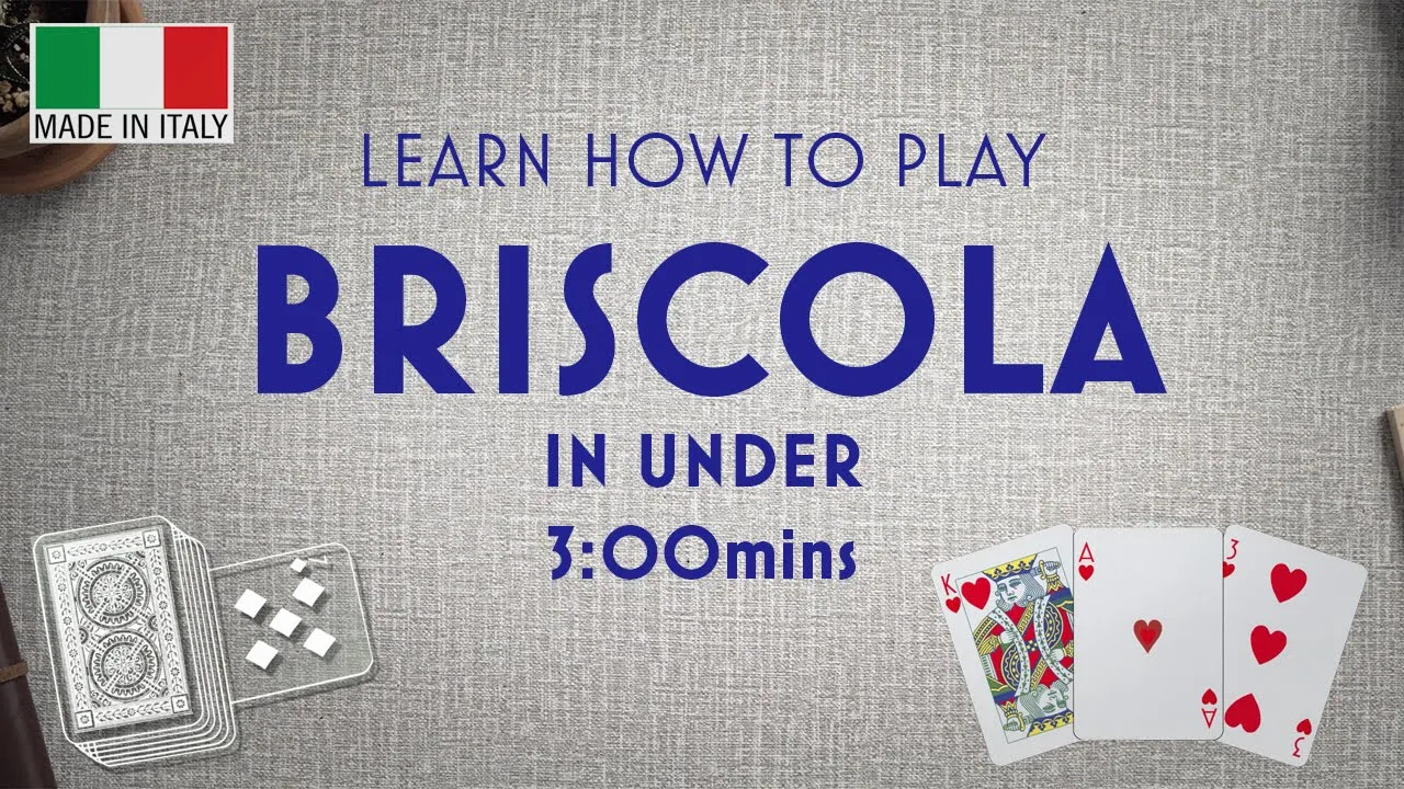 Learn Briscola in under 3mins - Italian Card Game