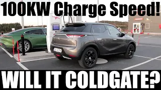DS3 Crossback E-Tense - Cold Charge Speed Test!
