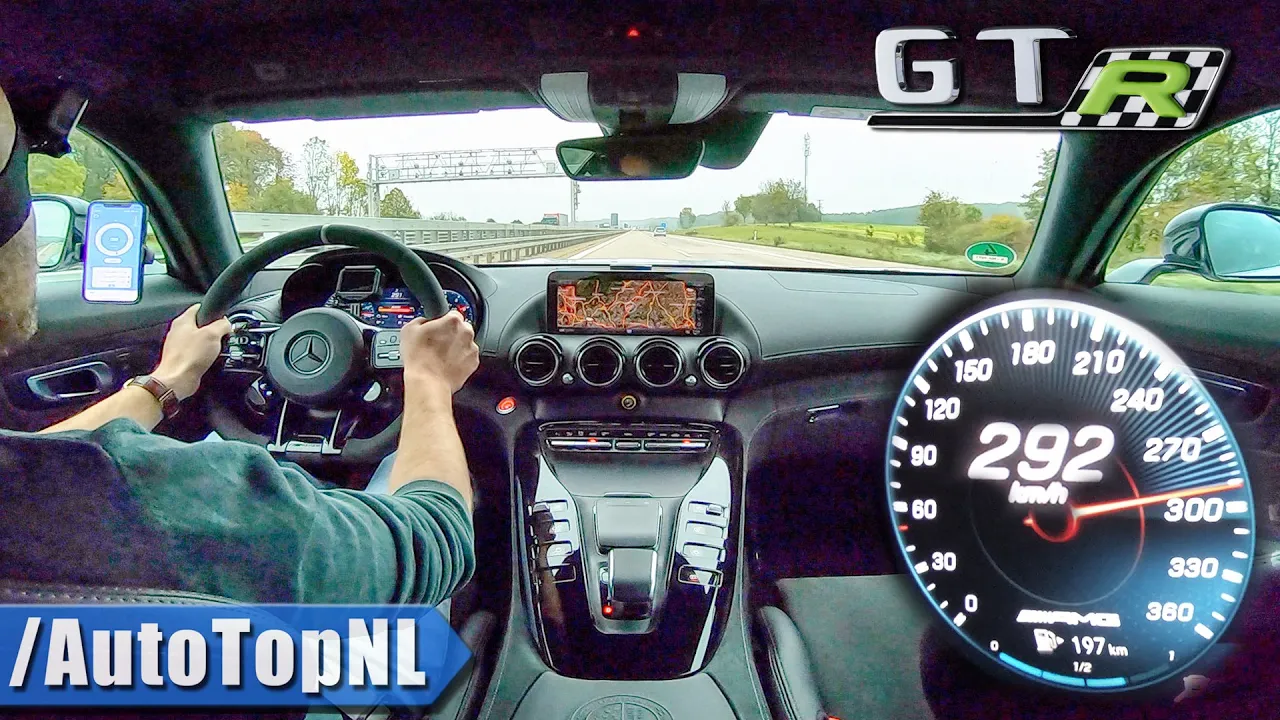 Mercedes AMG GTR PRO | 292km/h AUTOBAHN (NO SPEED LIMIT!) ONBOARD by AutoTopNL