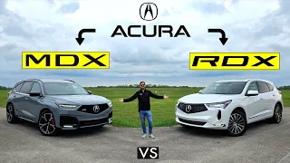 HOW DIFFERENT?? -- 2025 Acura MDX vs. 2025 Acura RDX: Comparison