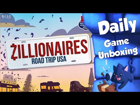 Zillionaires: Road Trip USA - Daily Game Unboxing