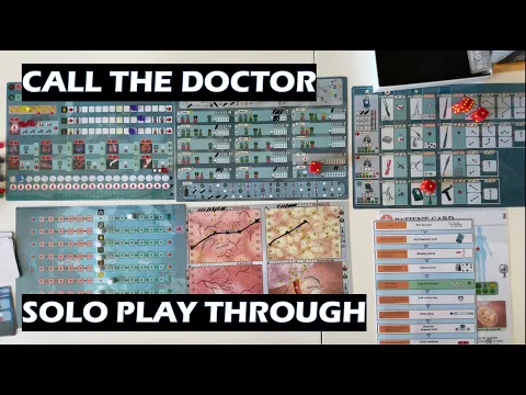 Call the Doctor Solo Play Through PnP Medical Board Game