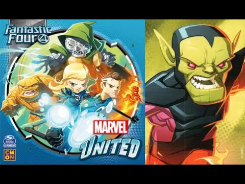 Marvel United: Fantastic Four Play Through - Attack of the Super Skrull!