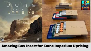 Amazing Dune Imperium Uprising Box Insert system!