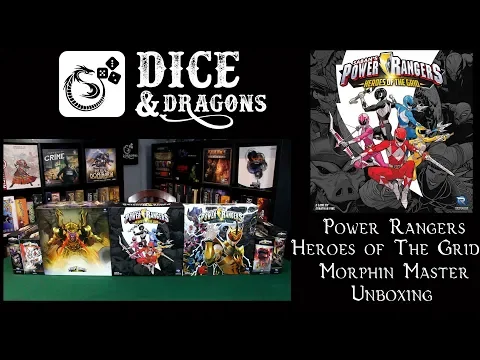 Dice and Dragons - Power Rangers Heroes of the Grid Morphin Master Unboxing