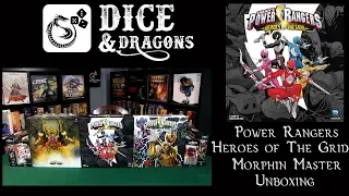Dice and Dragons - Power Rangers Heroes of the Grid Morphin Master Unboxing