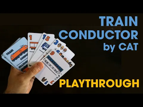 How to Play Train Conductor by Cat (In-Hand Print & Play Game)