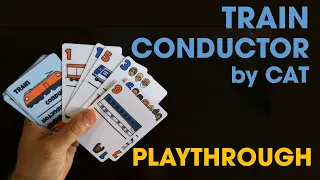 How to Play Train Conductor by Cat (In-Hand Print & Play Game)