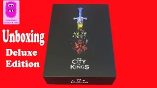 The City of Kings, Unboxing Kickstarter Deluxe Edition (In English, board game)