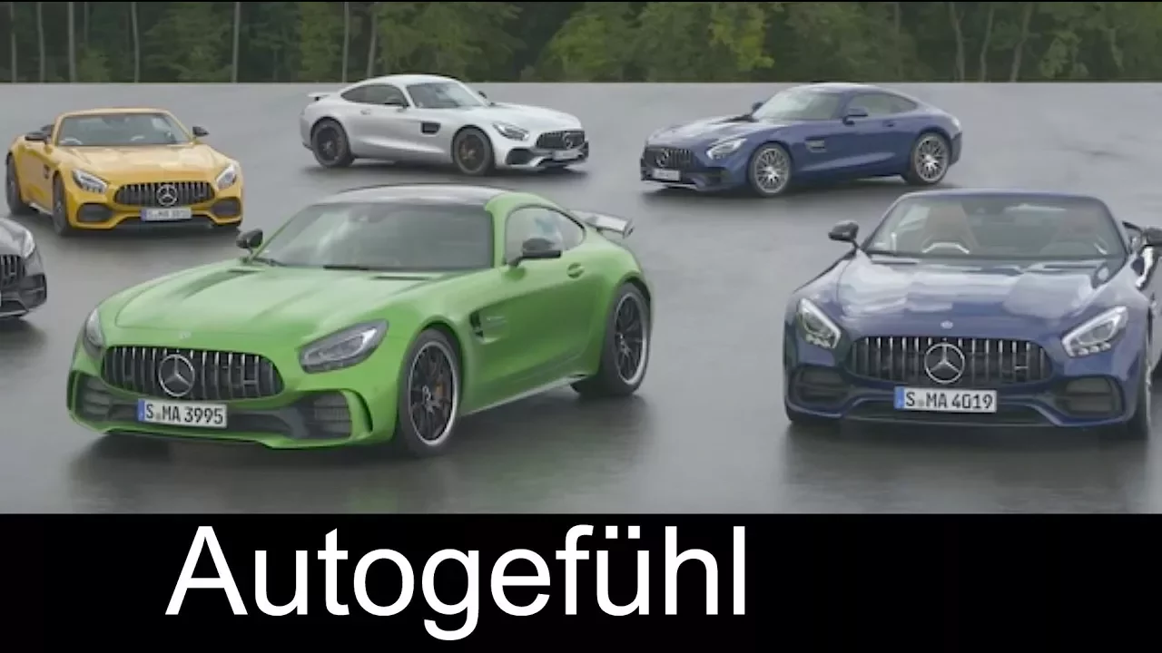 Mercedes AMG Family Exterior/Interior/Sound with GT R, GT S, GT C Roadster, GT