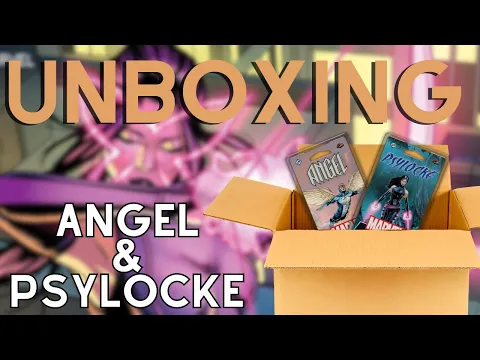 Marvel Champions Angel and Psylocke Unboxing and First Impressions
