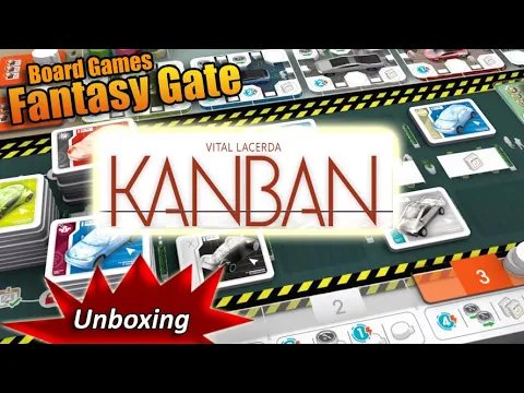 Hands only - Unboxing | Kanban (2020) | Boardgame - Brettspiel