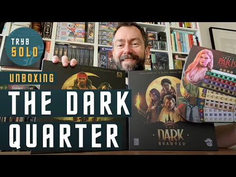 The Dark Quarter | unboxing (base game with "Lost to the Night" expansion)