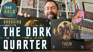 The Dark Quarter | unboxing (base game with "Lost to the Night" expansion)