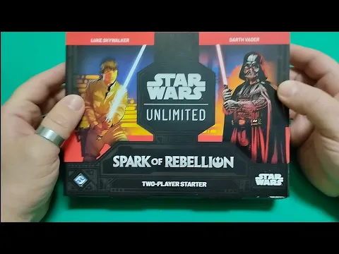 Star Wars Unlimited TCG - SPARK OF REBELLION - Two Players Starter - Unboxing