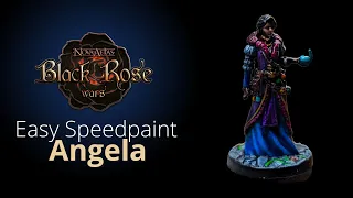 🎨Easy Speedpaint - Angela - Black Rose Wars Rebirth⚫🌹⚔️