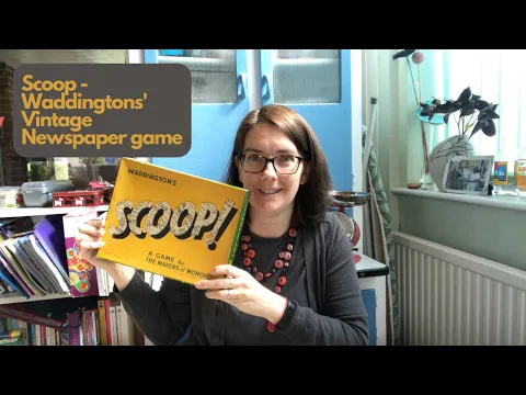 Scoop - vintage Waddingtons newspaper game