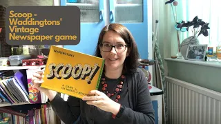 Scoop - vintage Waddingtons newspaper game