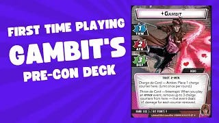 Gambit First Game With Pre-Con Deck