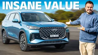 NEW Chery Tiggo 8 hybrid 7 seat SUV review (inc. 0-100 & braking): INSANE value for money…