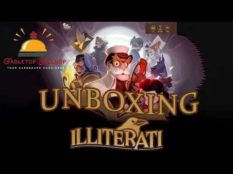 Unboxing Illiterati Deluxe Edition, a unique cooperative word building game from Gap Closer Games