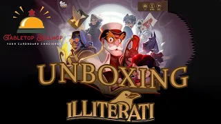 Unboxing Illiterati Deluxe Edition, a unique cooperative word building game from Gap Closer Games
