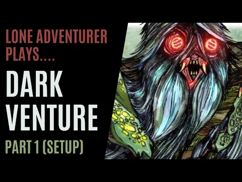 Dark Venture | A dark fantasy future solo game | Playthrough Part 1