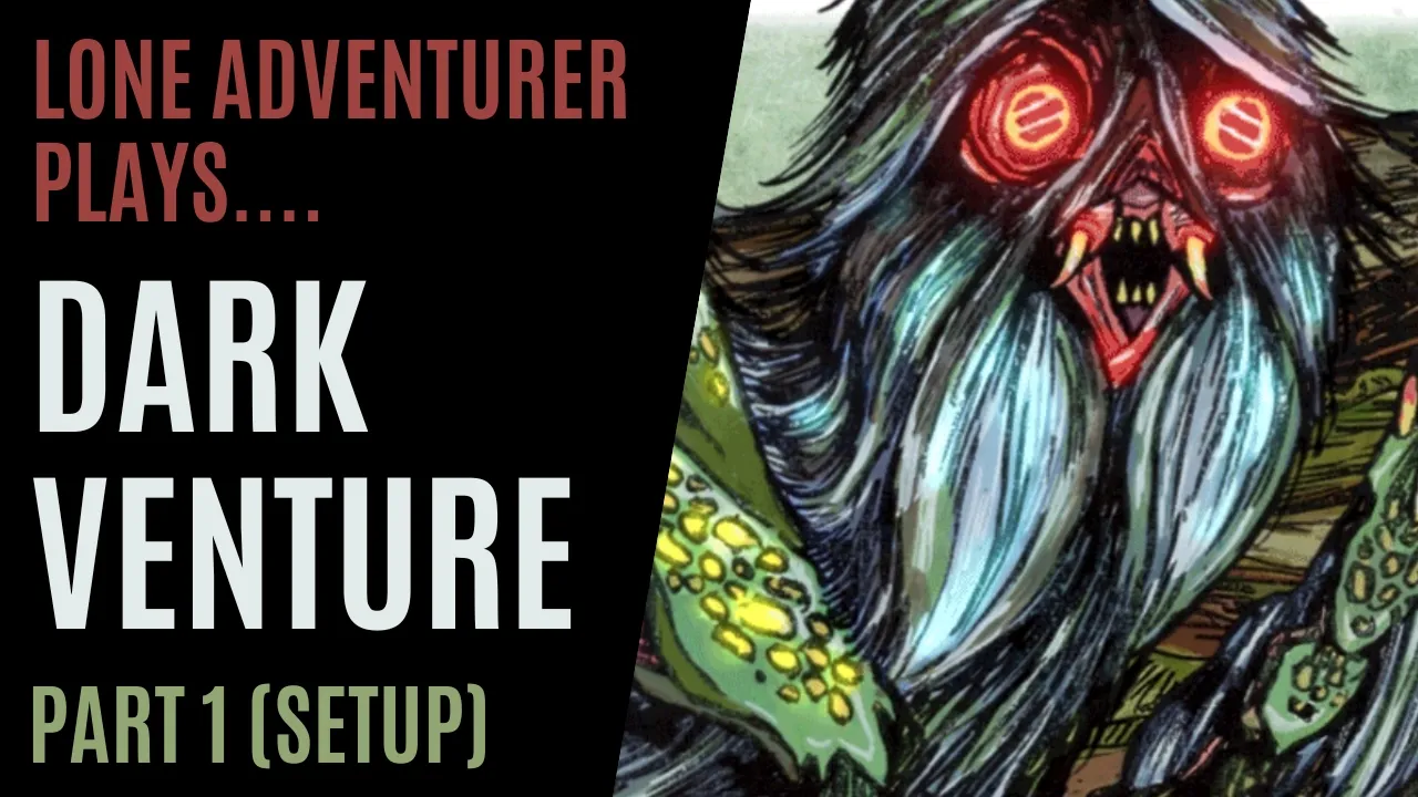 Dark Venture | A dark fantasy future solo game | Playthrough Part 1