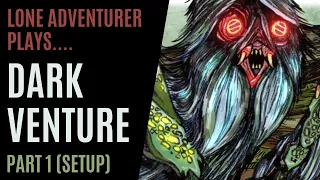Dark Venture | A dark fantasy future solo game | Playthrough Part 1