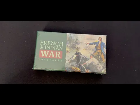 TDG: French & Indian War: Solitaire unboxing with Ray