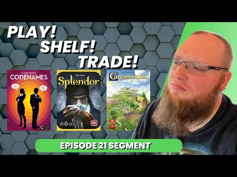 Codenames - Splendor - Carcassonne - Trade Play Shelf