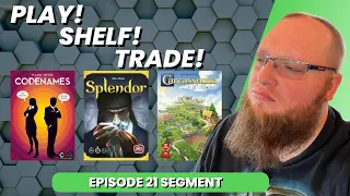 Codenames - Splendor - Carcassonne - Trade Play Shelf