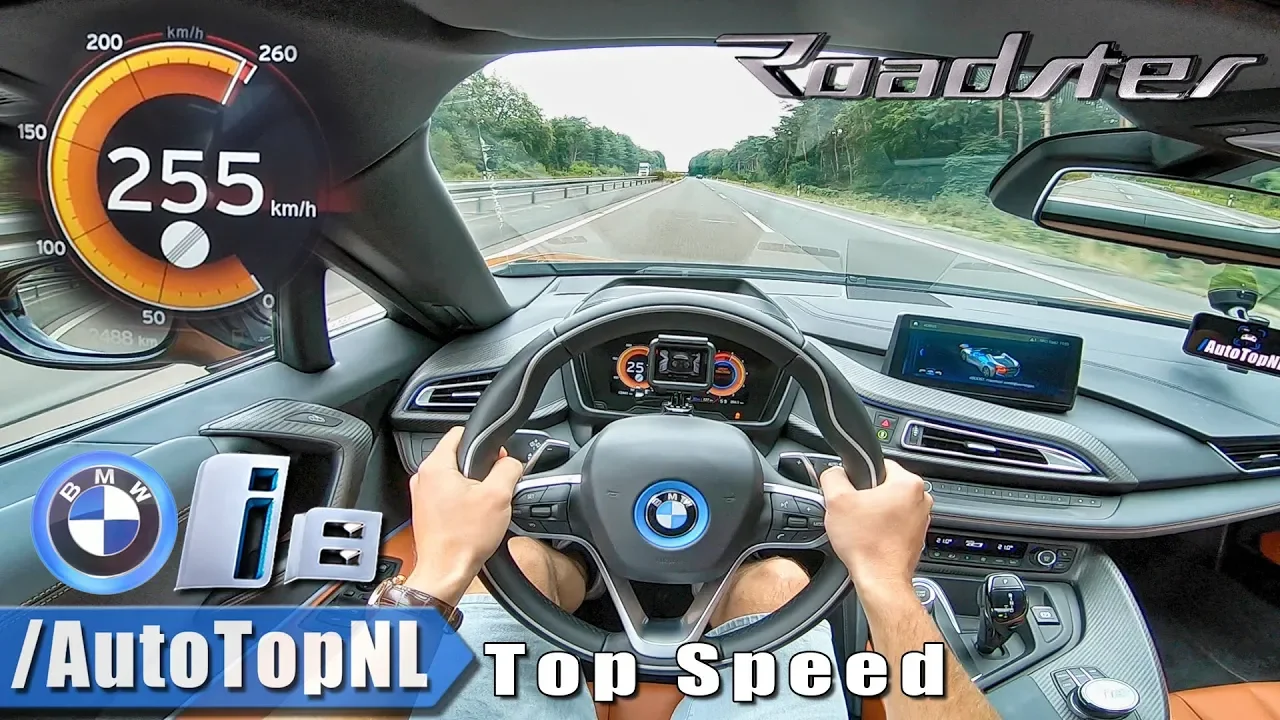 2019 BMW i8 Roadster Autobahn POV TOP SPEED 255km/h by AutoTopNL